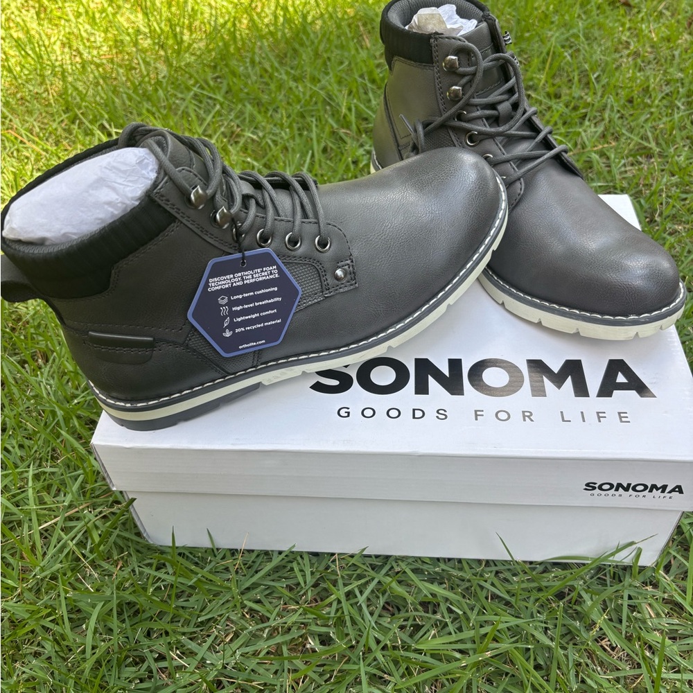 Sonoma Men's Dark Gray Boots
